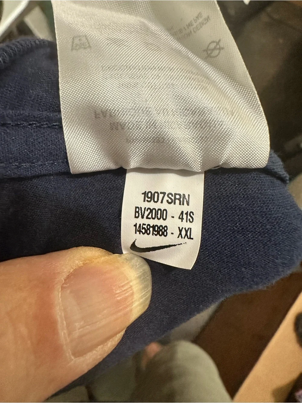 NWOT The Nike Tee Long Sleeve Shirt Navy Blue